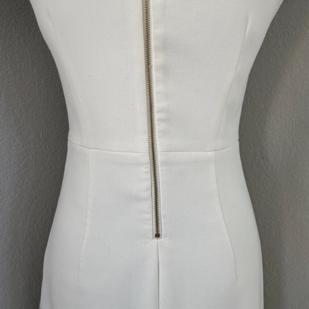 DVF Diane Von Furstenberg Carpreena Mini Shift Dress White Sz 2 - Picture 11 of 16
